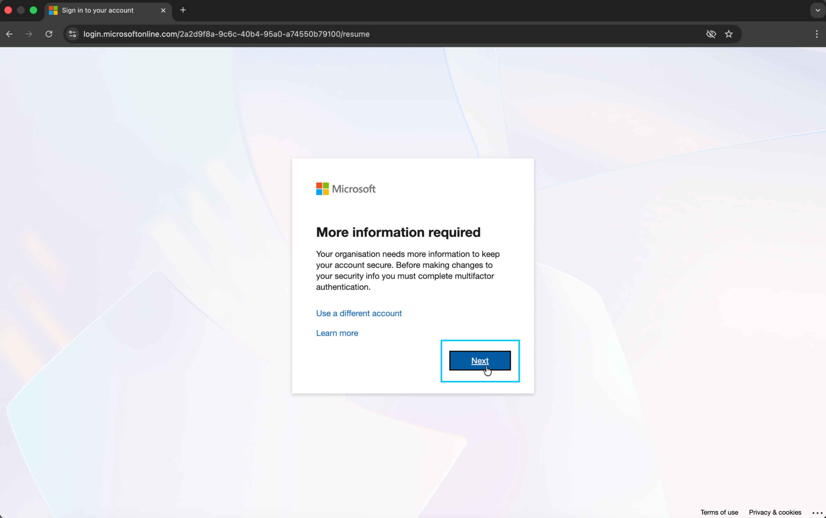 Voltquant Permissions Screen